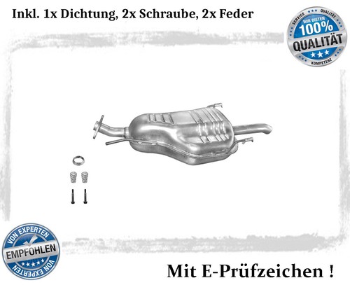 Endschalldämpfer für opel - endschalldämpfer,