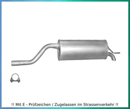 Endschalldämpfer für opel - für,
