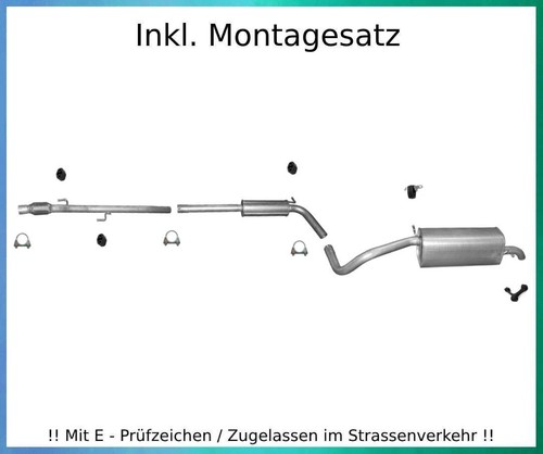 Auspuffanlage kat skoda - ab,