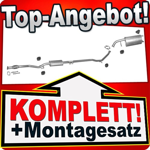 Auspuff für kia - auspuff, picanto