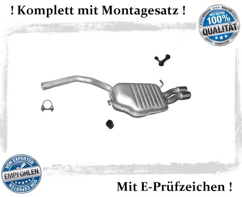 Endschalldämpfer für seat - endschalldämpfer,
