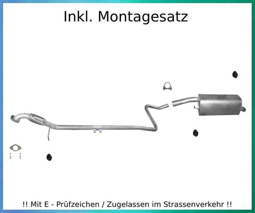 Auspuffanlage ford fiesta - auspuffanlage,