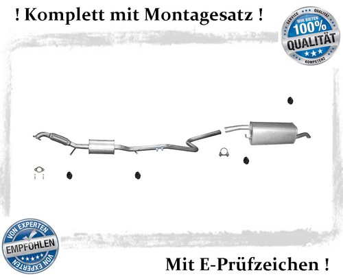 Auspuffanlage für ford fusion - für,