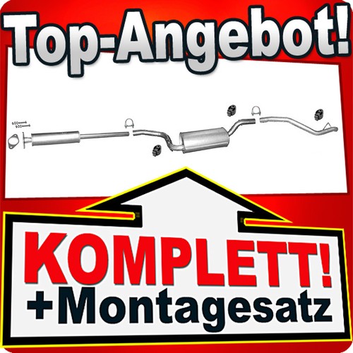 Auspuff für ford focus mk2 - auspuff,