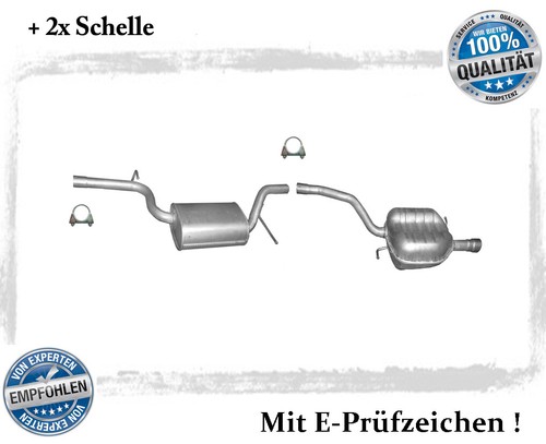 Auspuffanlage für passat - für, vw