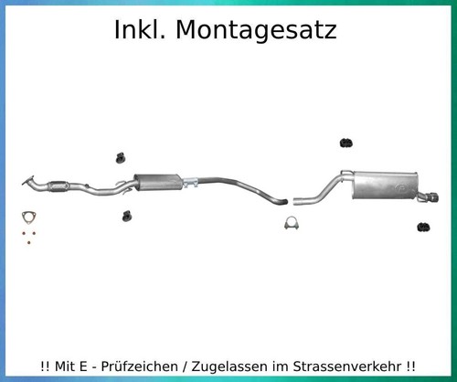 Auspuffanlage für opel - für, corsa
