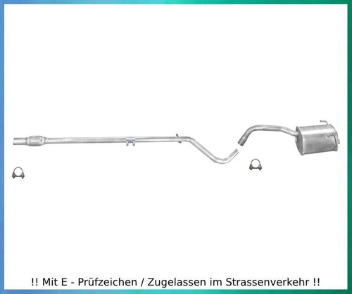 Auspuffanlage für fiat panda - für,