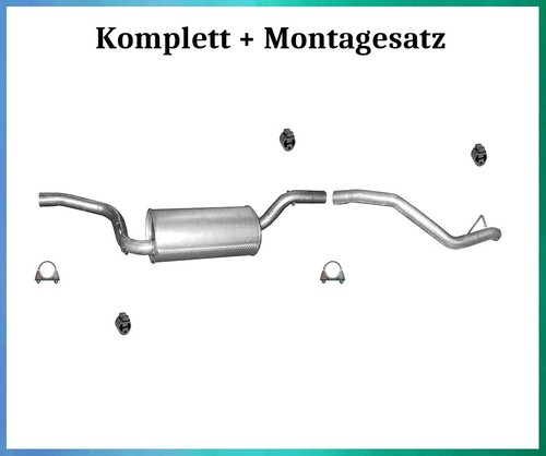 Endtopf mit endrohr für ford - mit,