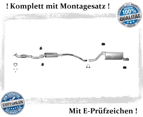 Auspuffanlage für opel corsa - opel,