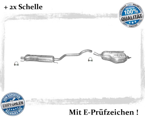 Auspuffanlage für opel zafira - auspuffanlage,