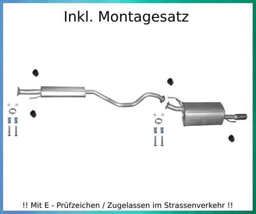 Auspuffanlage für nissan - für,