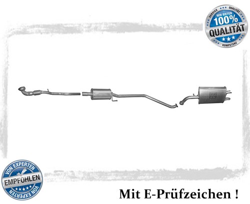 Komplette auspuffanlage für - komplette,