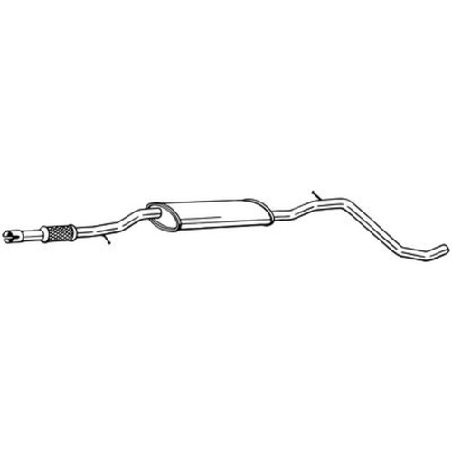 Endschalldämpfer bosal - endschalldämpfer,