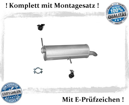 Endschalldämpfer für peugeot - endschalldämpfer,