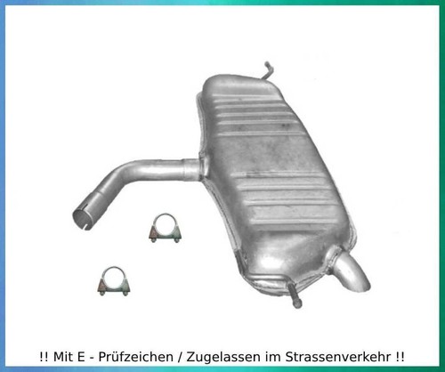 Endschalldämpfer für golf - für, vw