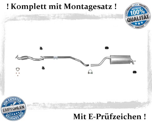 Auspuffanlage für opel - auspuffanlage,
