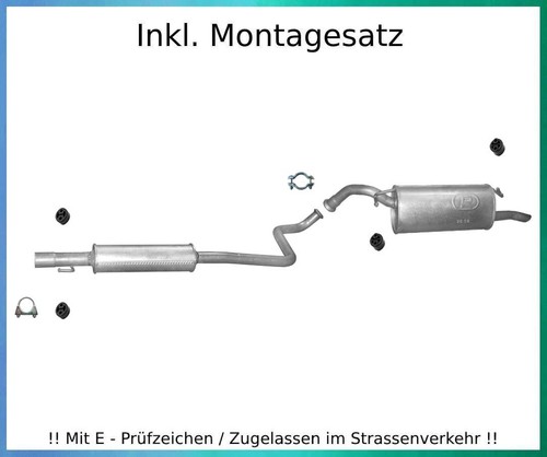 Auspuffanlage für toyota - für,