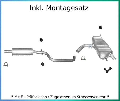 Auspuffanlage für golf v - auspuffanlage,