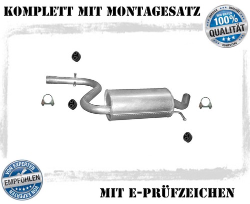 Mittelschalldämpfer golf v - mittelschalldämpfer, vw