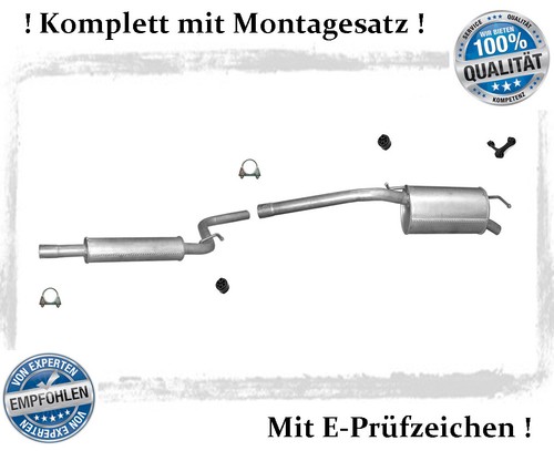 Auspuffanlage für caddy - für, vw