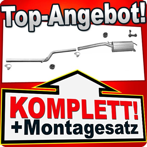 Auspuff für caddy - vw, iii