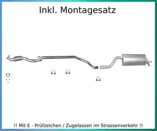 Auspuffanlage kat opel - auspuffanlage, ab