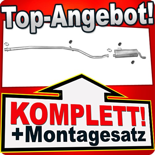Auspuff für peugeot 206 - peugeot, 1.1