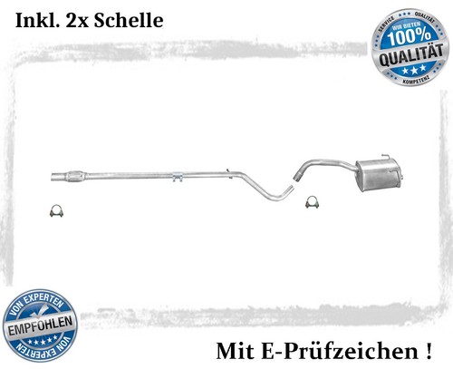 Auspuffanlage für fiat 500 - auspuffanlage,
