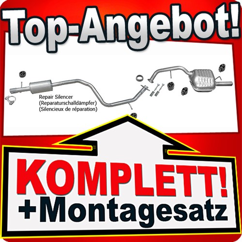 Auspuff für mazda 2 - mazda, 2.0
