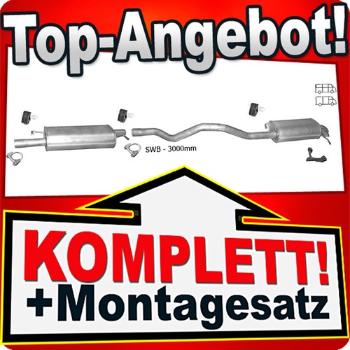 Auspuff für transporter - auspuff,