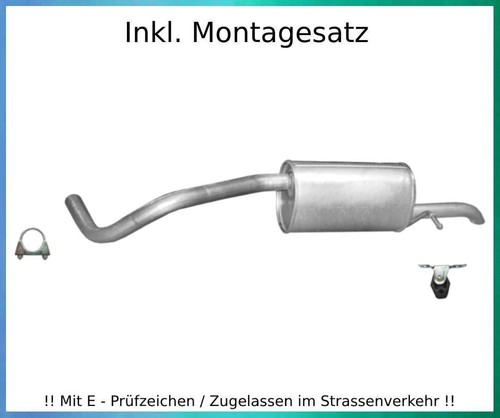 Endschalldämpfer fox 4 - vw,