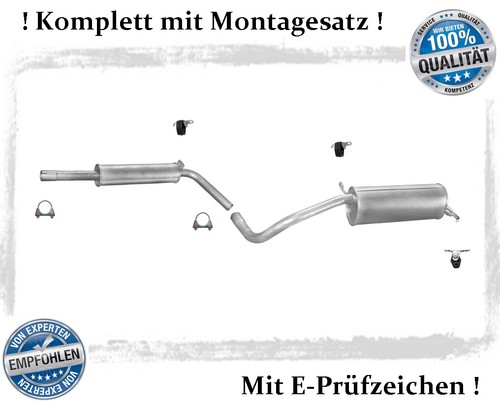 Auspuffanlage für seat ibiza - auspuffanlage,