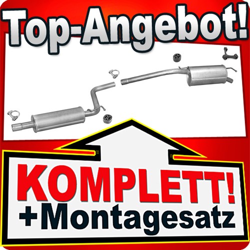 Auspuff für caddy iii 4 - für, vw