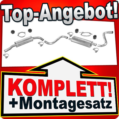Auspuff für volvo 740 - 940, 2.0