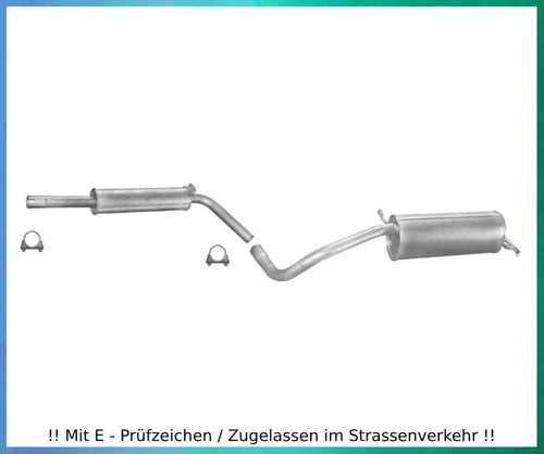 Auspuffanlage für polo - für,