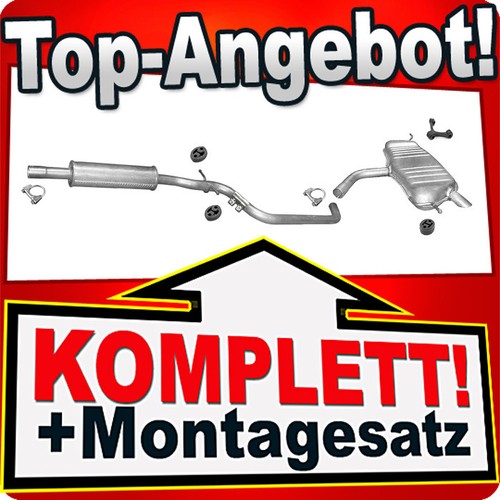 Auspuff für golf - auspuff,