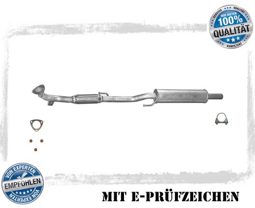 Mittelschalldämpfer polo - mittelschalldämpfer,
