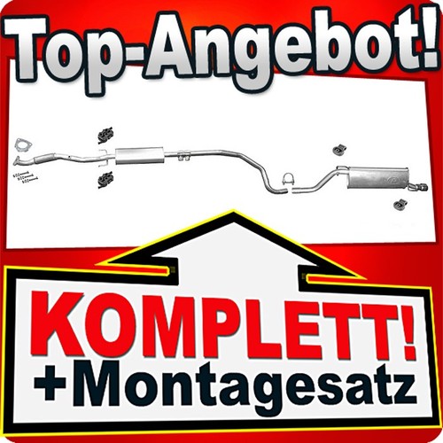 Auspuff für opel corsa - opel, 1.4