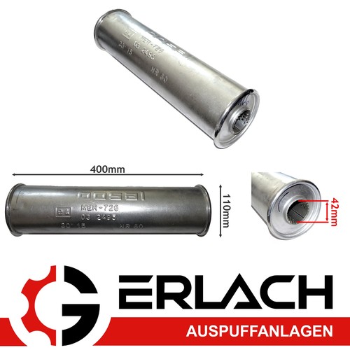 Bosal auspuff 400 110 42 - bosal, d=110/42