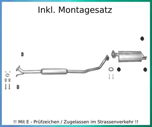 Auspuffanlage für suzuki - für,