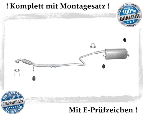 Auspuffanlage für ford - auspuffanlage, fiesta