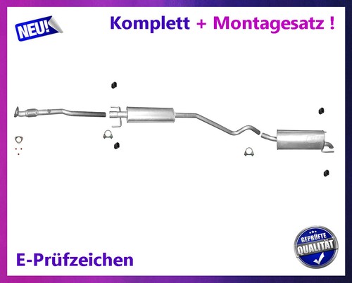 Auspuffanlage für opel astra - auspuffanlage,