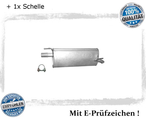 Endschalldämpfer opel meriva - endschalldämpfer,