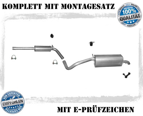 Auspuffanlage seat ibiza - auspuffanlage,