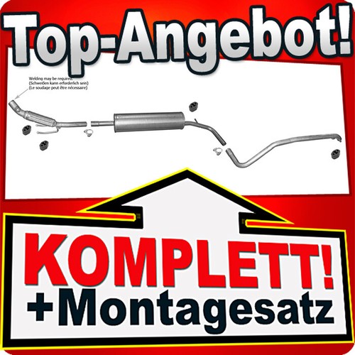 Auspuff für volkswagen - für, up