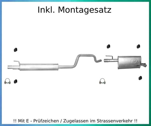 Auspuffanlage für opel - für,