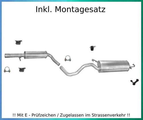 Auspuffanlage für golf iv - golf,