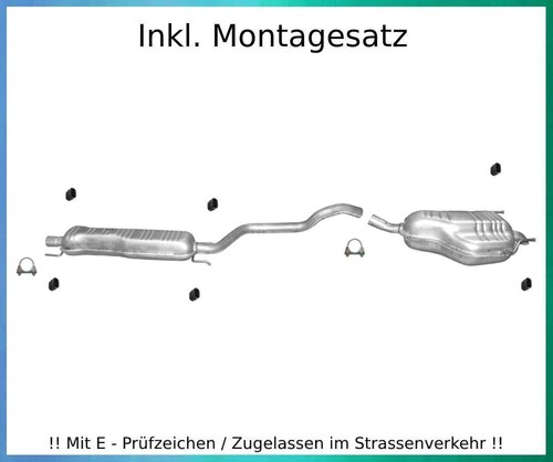 Auspuffanlage opel zafira - auspuffanlage,
