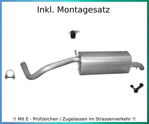 Endschalldämpfer skoda fabia - endschalldämpfer,