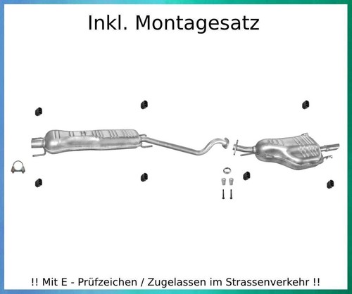 Auspuffanlage für opel astra - opel,